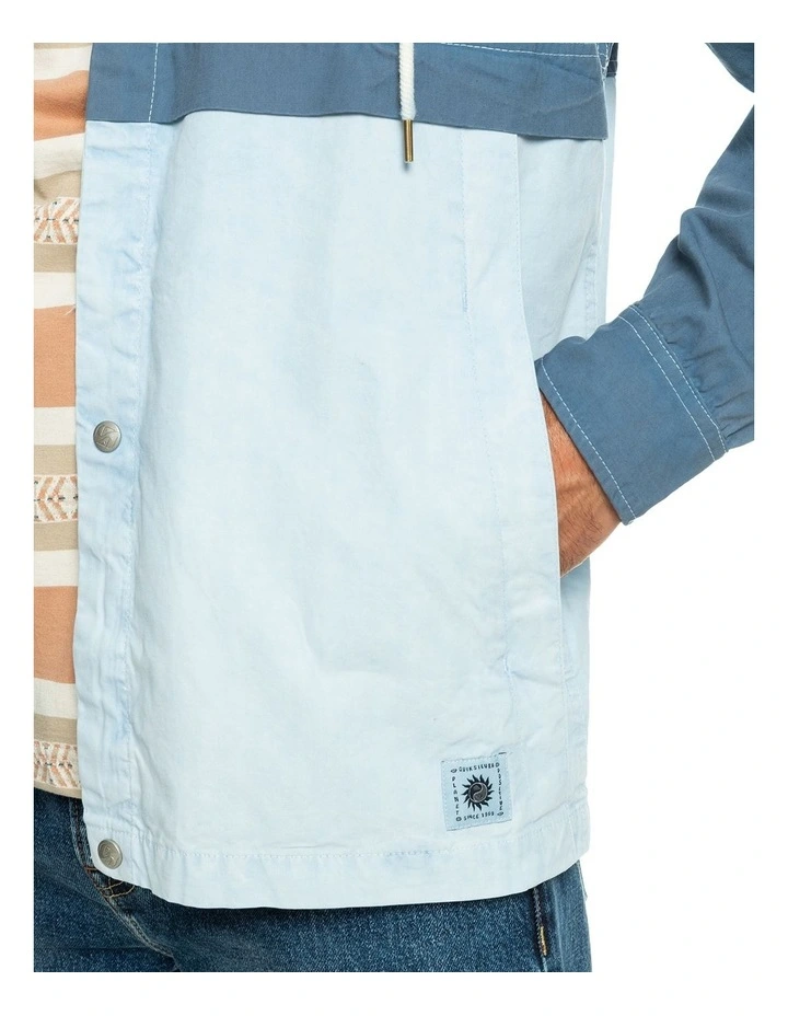 Natural Surf Hooded Jacket in Blue image 5