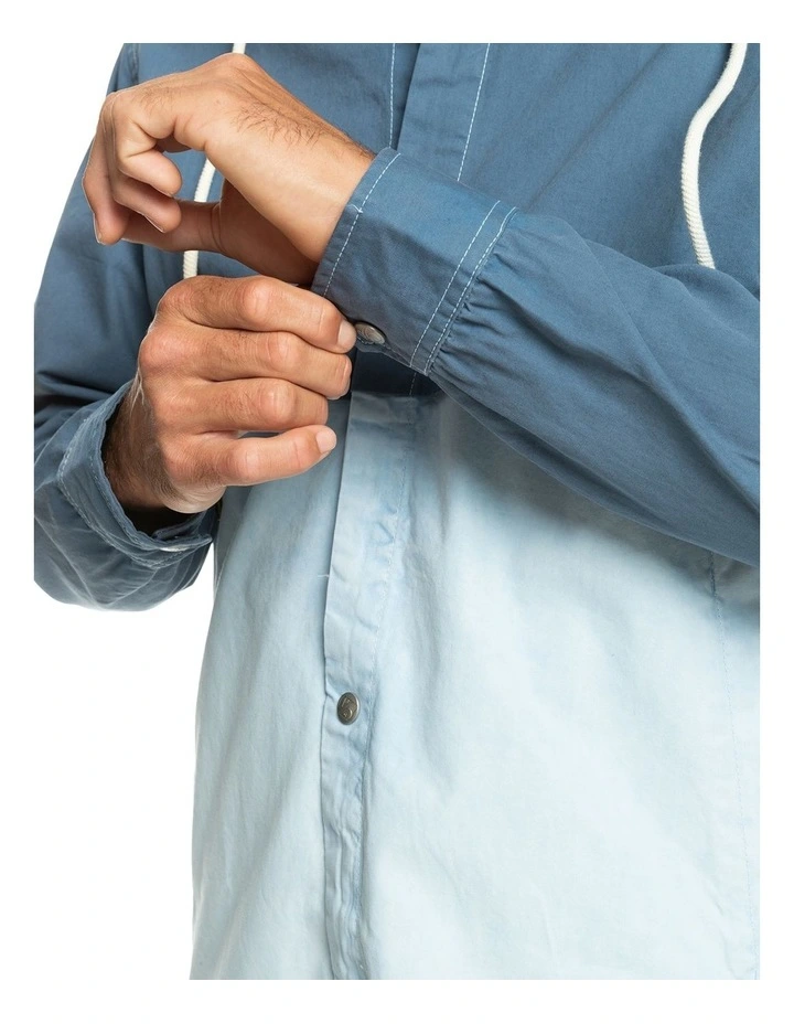 Natural Surf Hooded Jacket in Blue image 6