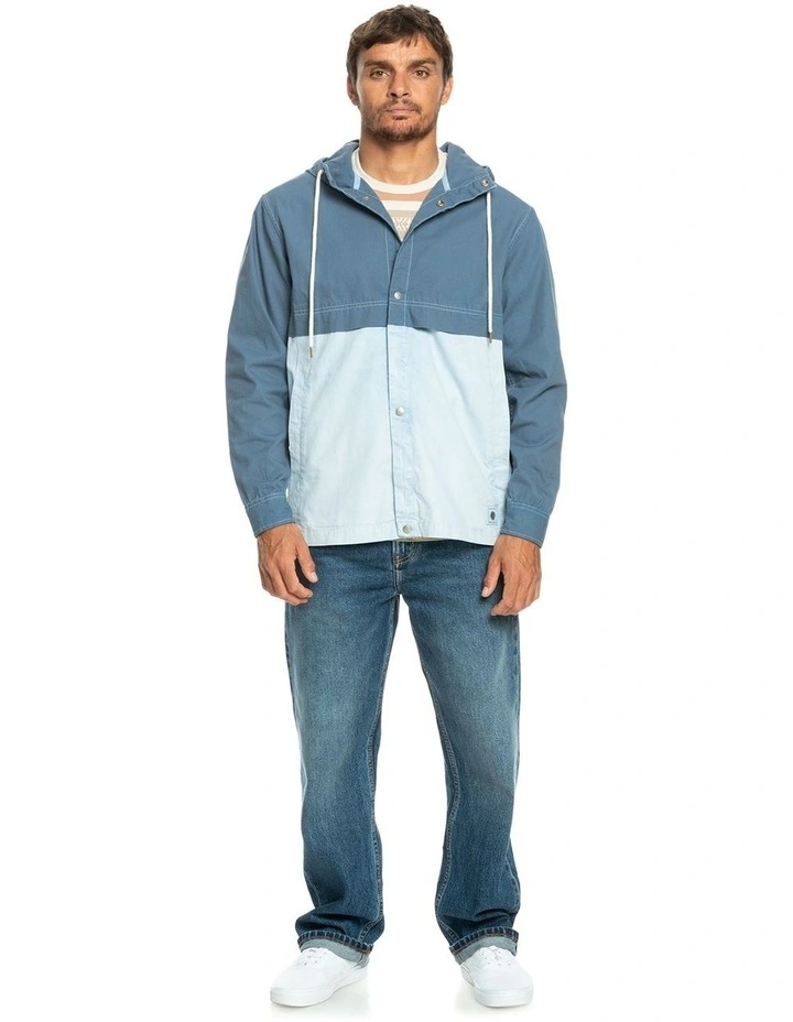 Natural Surf Hooded Jacket in Blue image 7