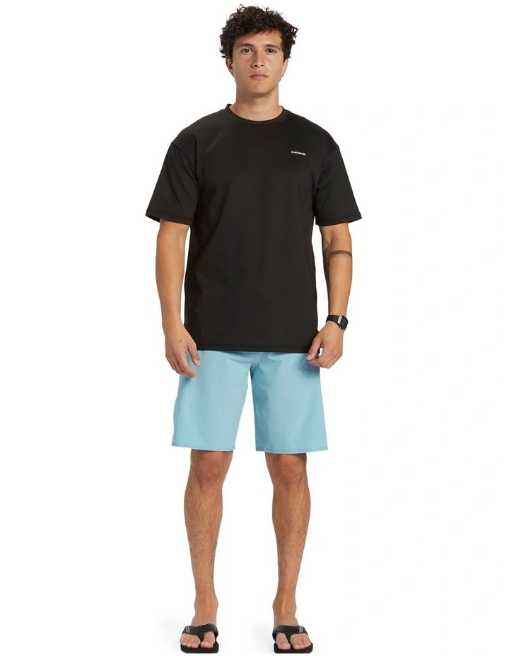 Omni Session Short Sleeve Surf T-Shirt in Black image 5