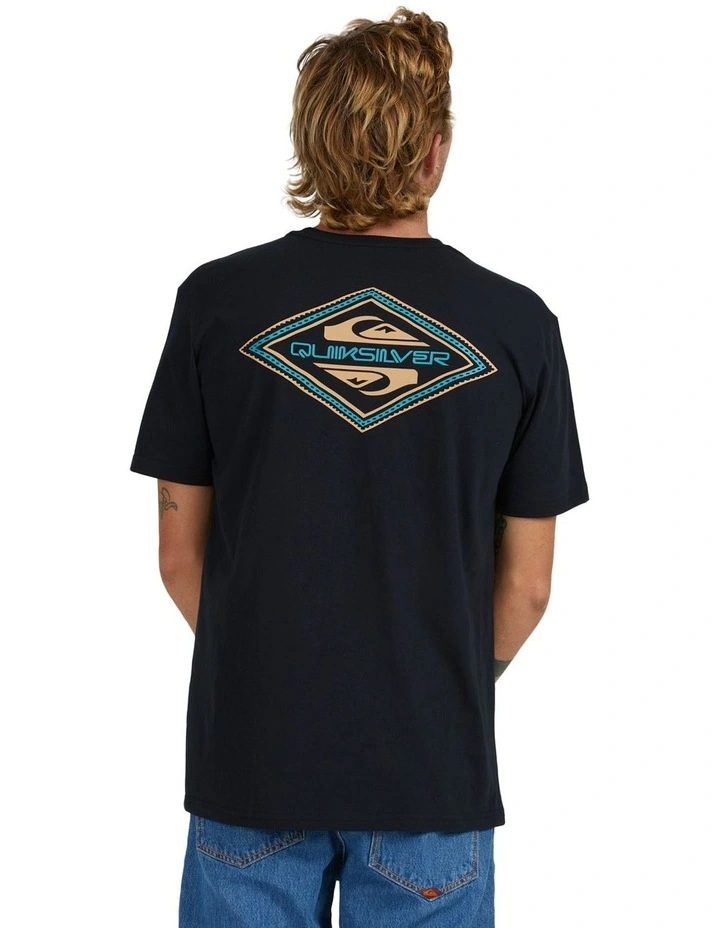 Reverse Logo T-Shirt in Black image 2