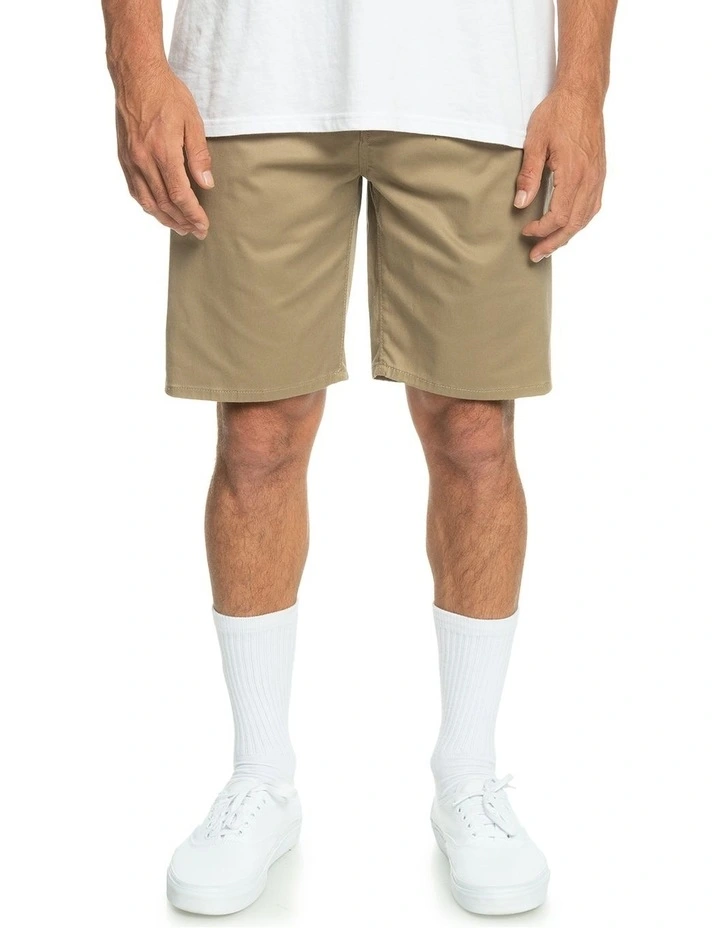 Everyday Union Stretch Chino Shorts in Beige image 1