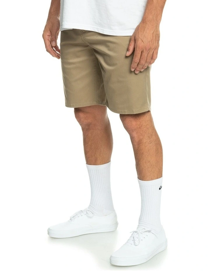 Everyday Union Stretch Chino Shorts in Beige image 3
