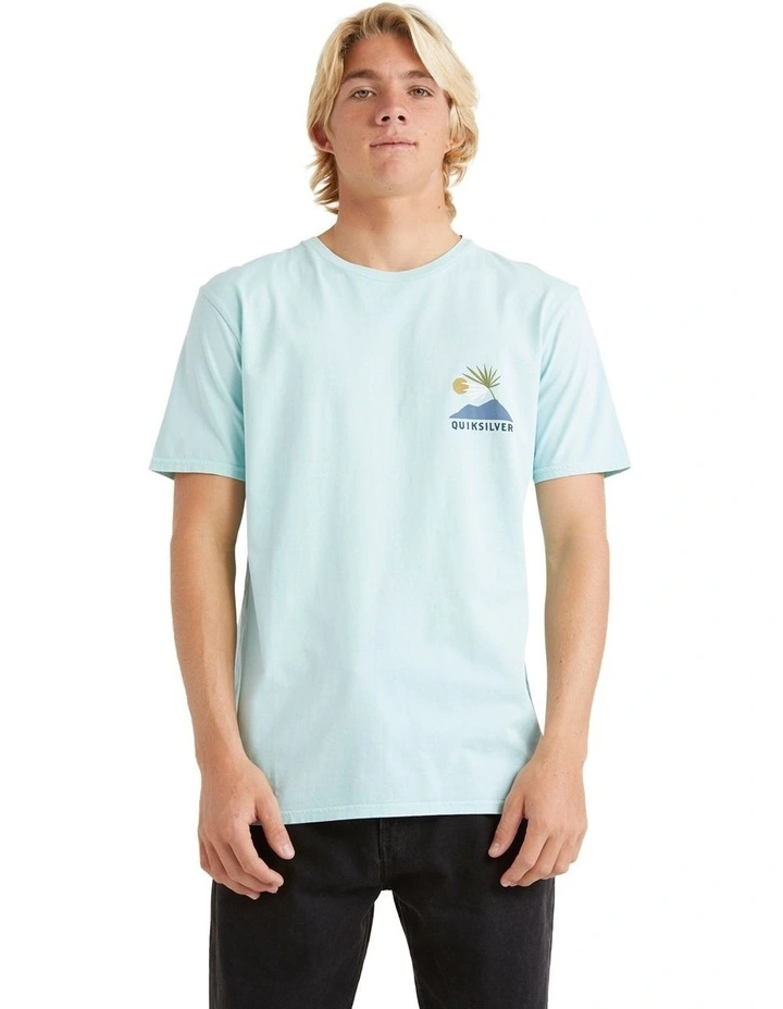 New Tribe Short Sleeve T-shirt in Angel Blue image 1