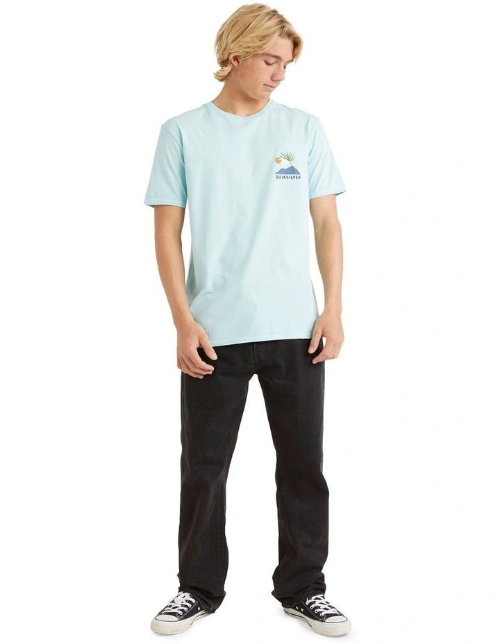 New Tribe Short Sleeve T-shirt in Angel Blue image 5