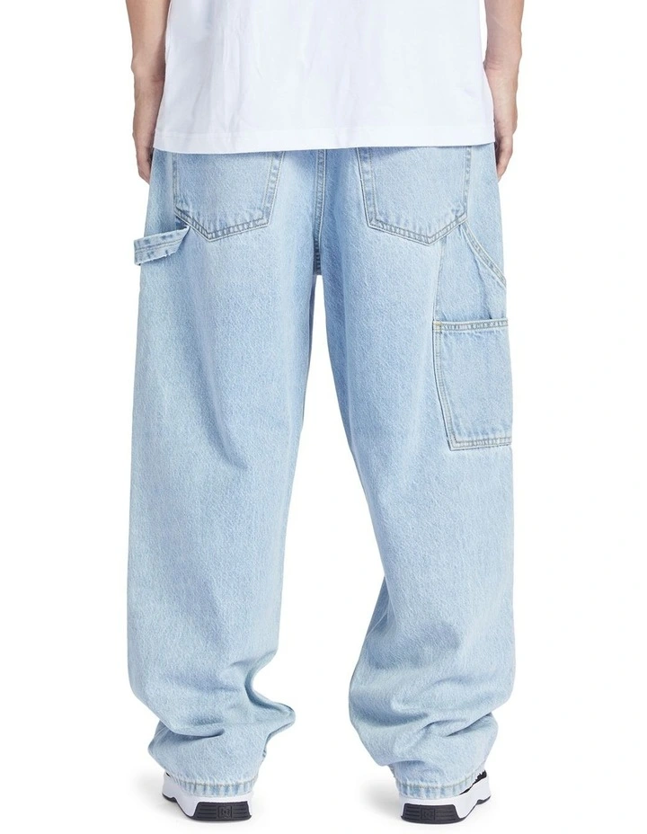 Worker Baggy Carpenter Jeans in Blue image 2