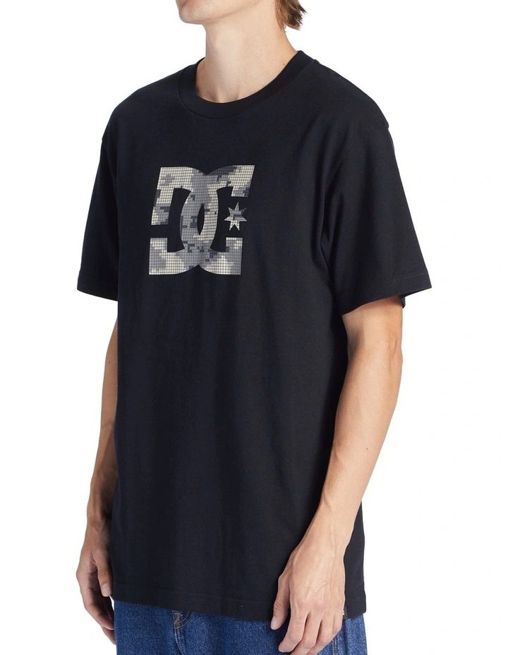 Star Fill Heritage T-shirt in Black image 3