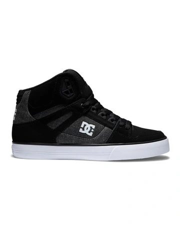 Pure High Top Shoes in Black/Battleship