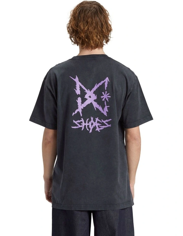 Rocker T-shirt in Black Acid image 2