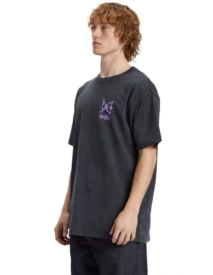 Rocker T-shirt in Black Acid image 3