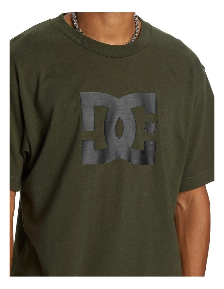 Star T-shirt in Olive image 4