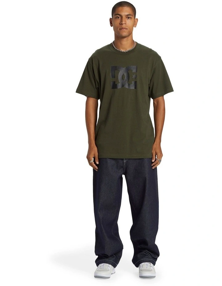 Star T-shirt in Olive image 5