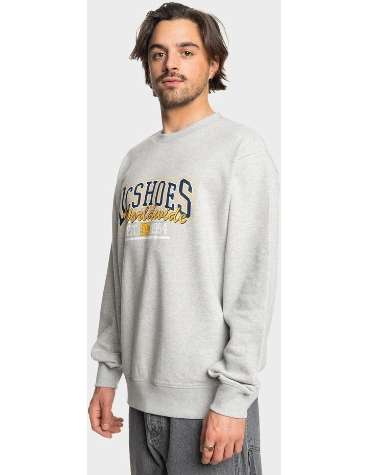 Tailgate Pullover Sweatshirt in Light Heather Grey image 3