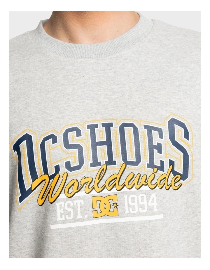 Tailgate Pullover Sweatshirt in Light Heather Grey image 4