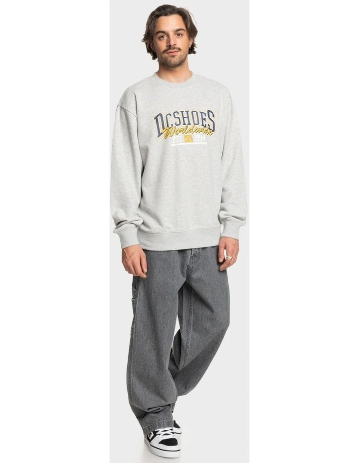 Tailgate Pullover Sweatshirt in Light Heather Grey image 5