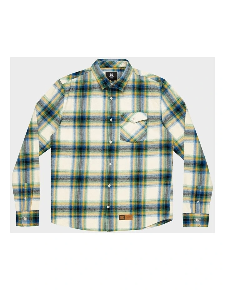 Marshal Flannel Shirt in Pelican Plaid image 1