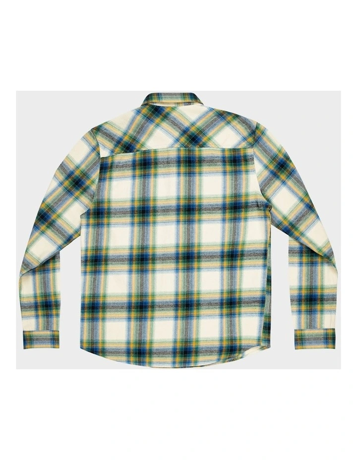 Marshal Flannel Shirt in Pelican Plaid image 2