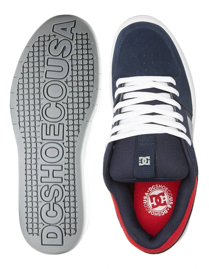 dc skate shoes blue