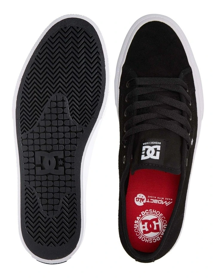 Manual Skate Shoes In Black/White image 2