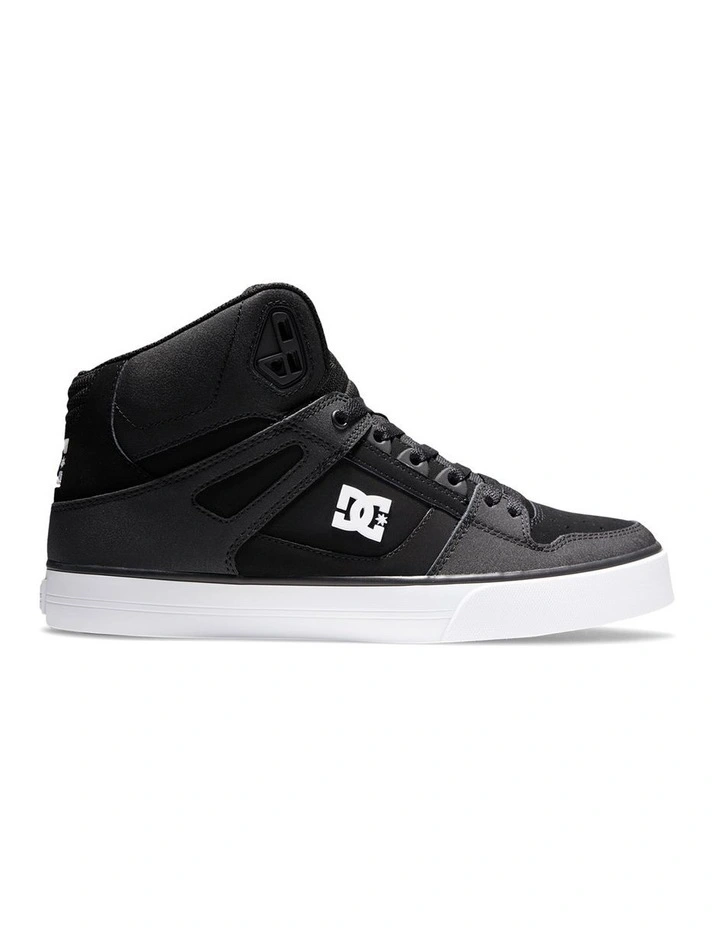 Pure High-Top Shoes in Black/White image 1