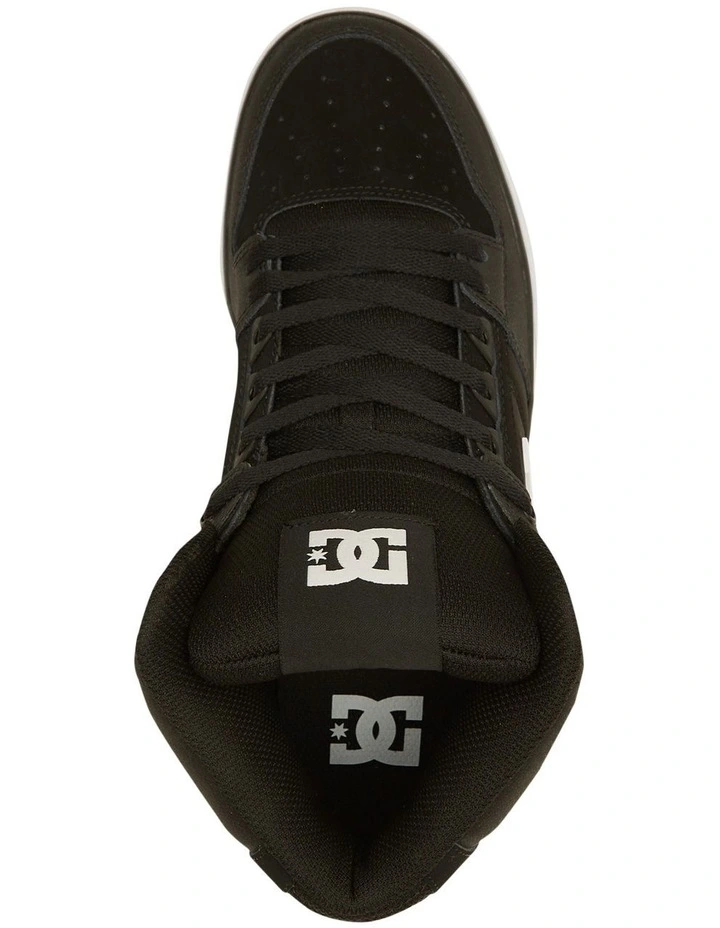 Pure High-Top Shoes in Black/White image 3
