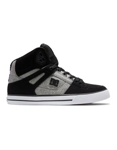 Pure High-Top Shoes in Black