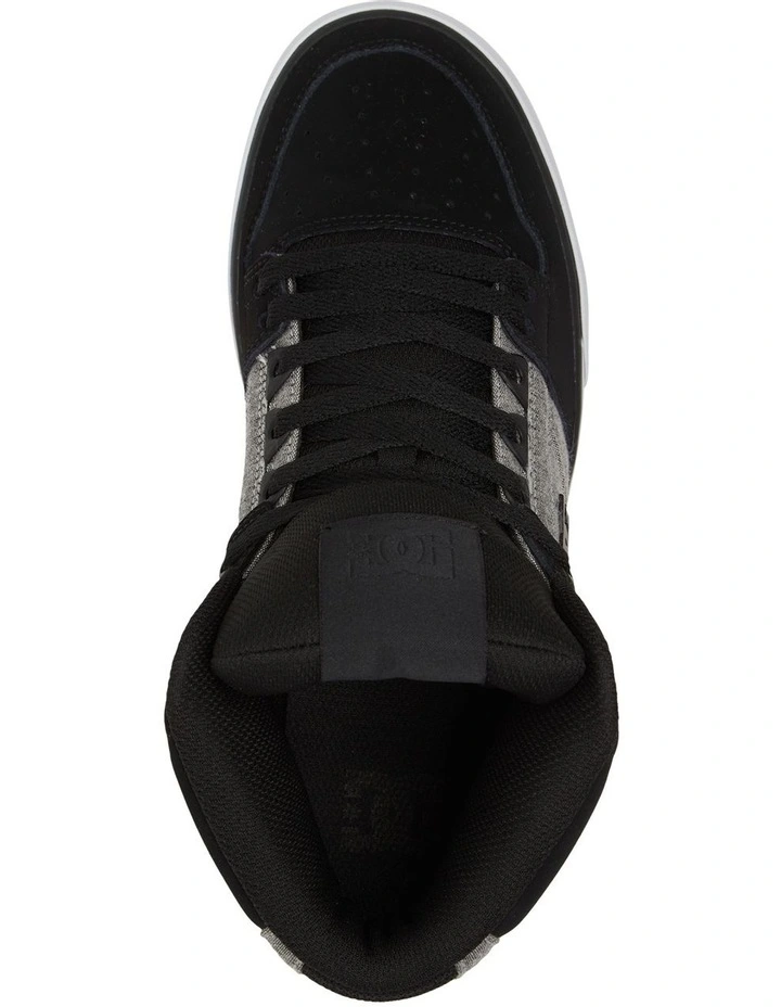 Pure High-Top Shoes in Black image 3