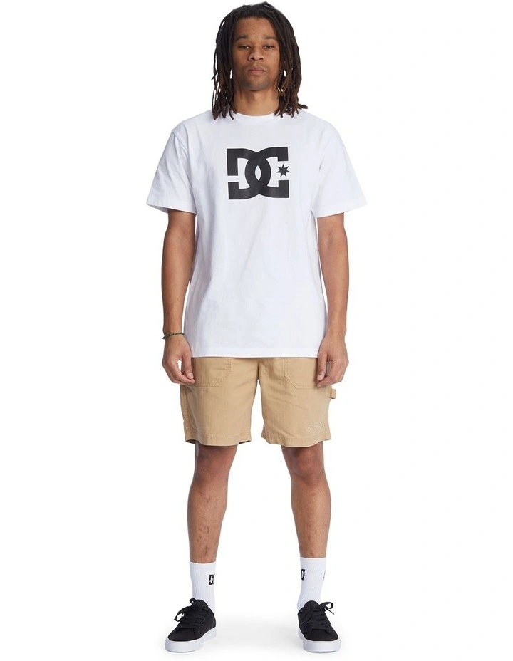 Mechanic Elasticated Shorts In Tan image 5