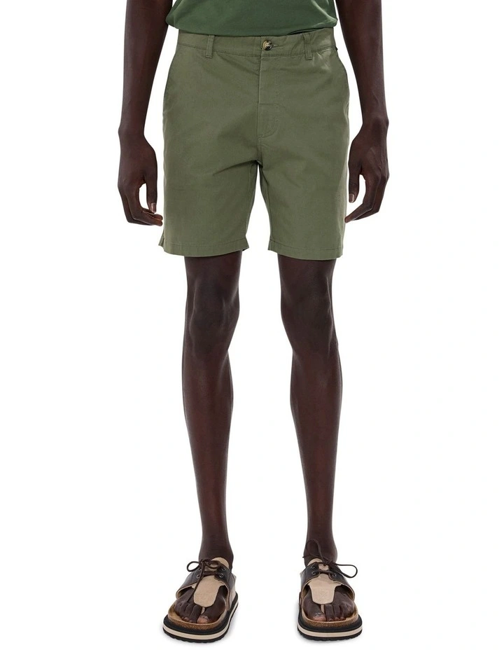 Brayden Chino Short in Khaki image 2