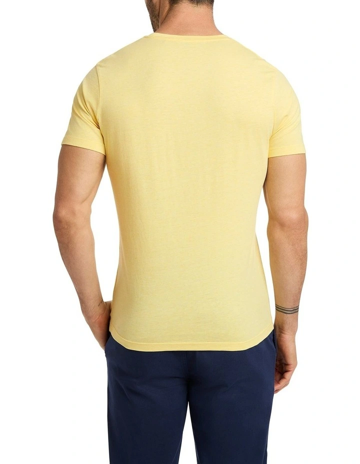 Marle Brando Crew Neck T-shirt in Popcorn image 3