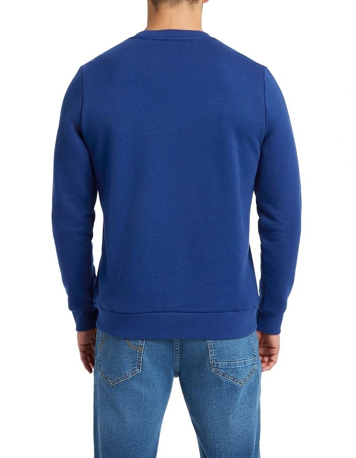 My Word Fleece Sweatshirt in Sapphire image 3