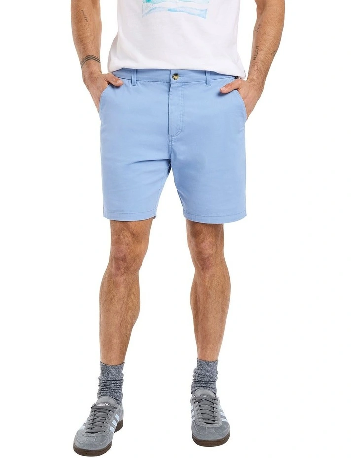 Brayden Chino Short in Steel Blue image 1