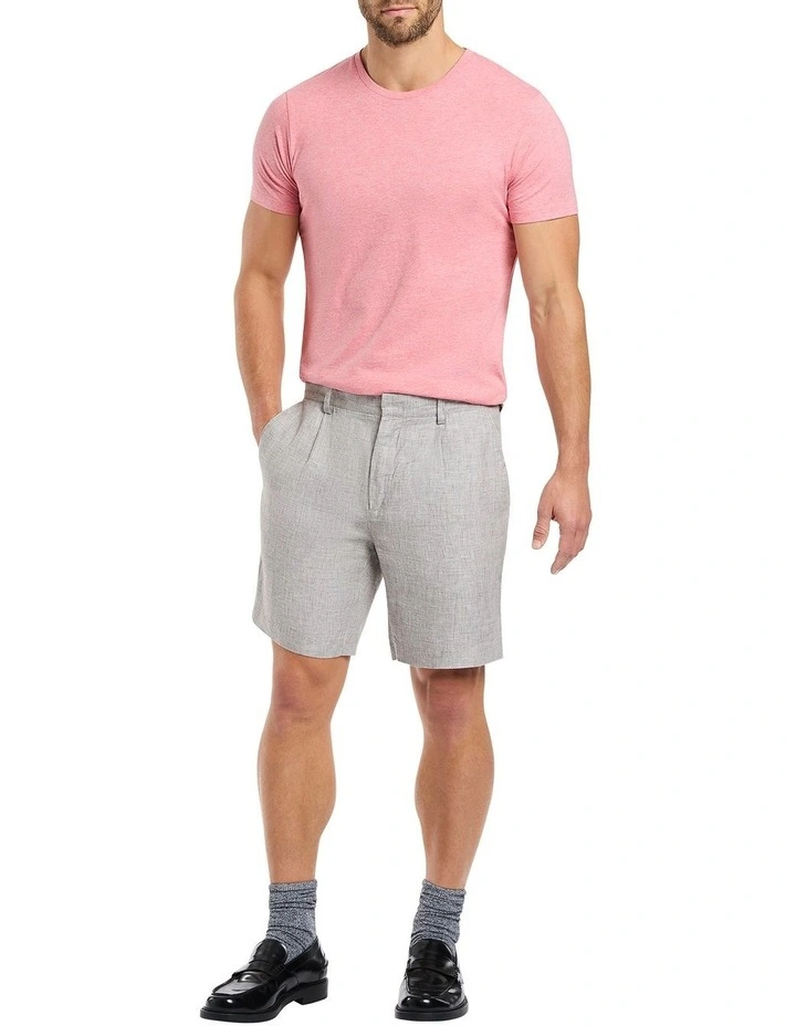 Brando Crew Neck Tee in Sakura Marle image 2
