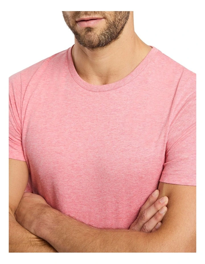 Brando Crew Neck Tee in Sakura Marle image 3