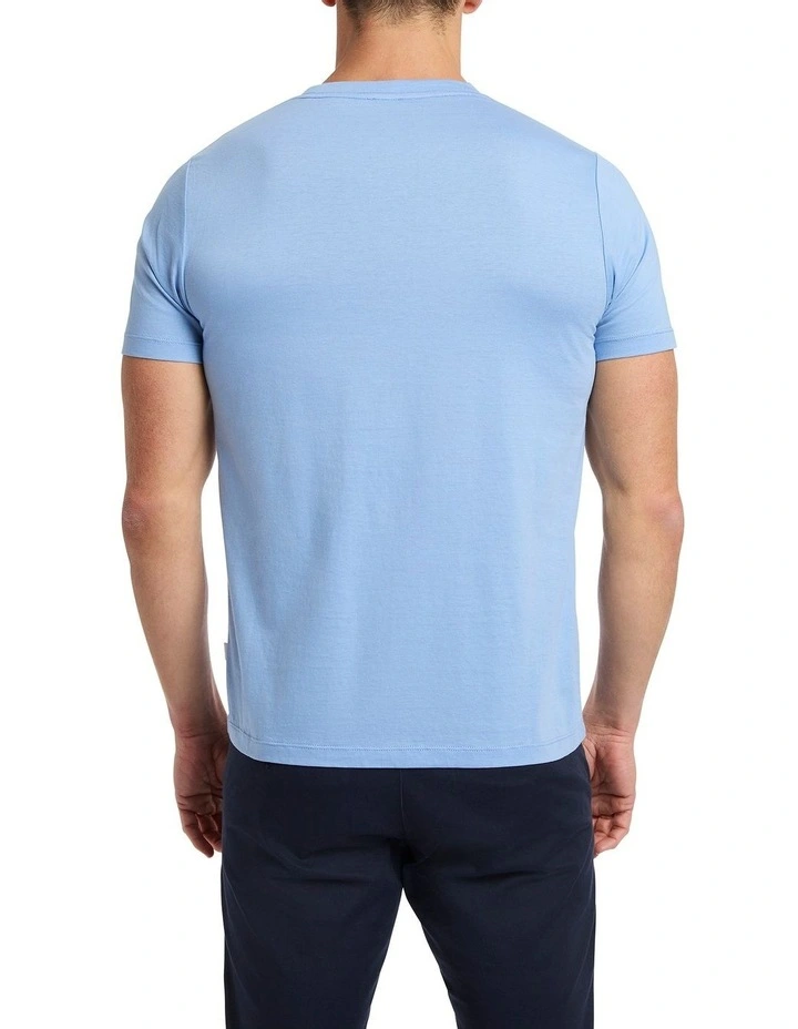 Recreation Tee in Steel Blue image 4