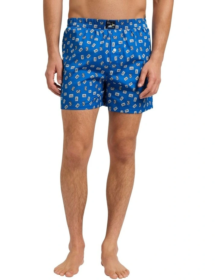 Tape Me Away Boxer Short in Blue Multi image 3