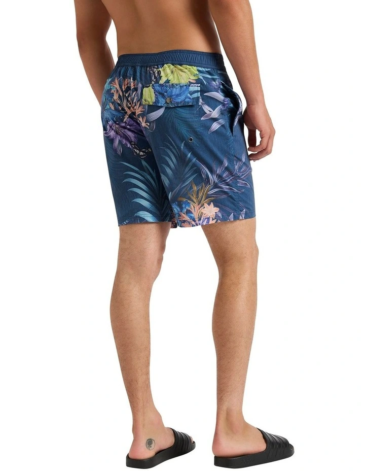Kula Swim Short in Navy Multi image 4