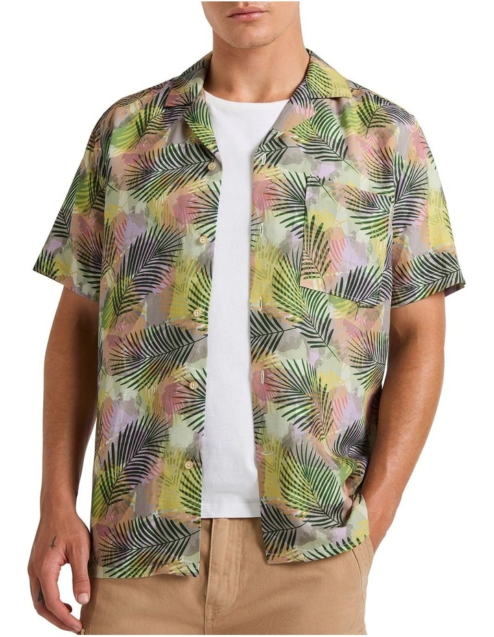 Honolulu Shirt in Green Multi image 1