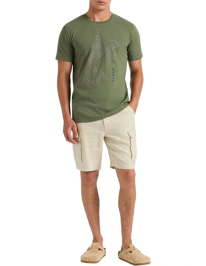 Koi Story Tee in Jungle image 1