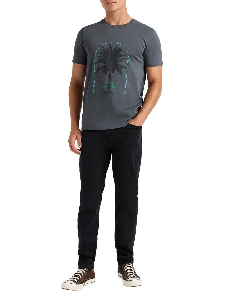Let It Tree Tee in Graphite image 1