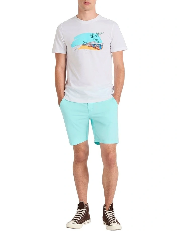 Topher Short in Pool Blue image 1