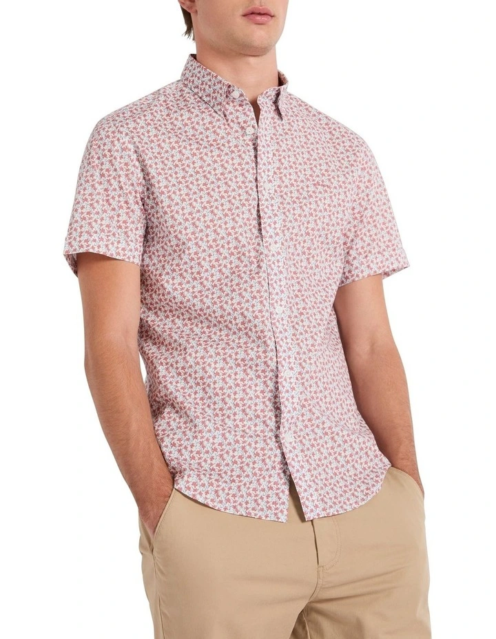 Hudson Smart Shirt in Sunburn Multi image 2
