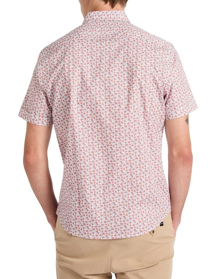 Hudson Smart Shirt in Sunburn Multi image 4
