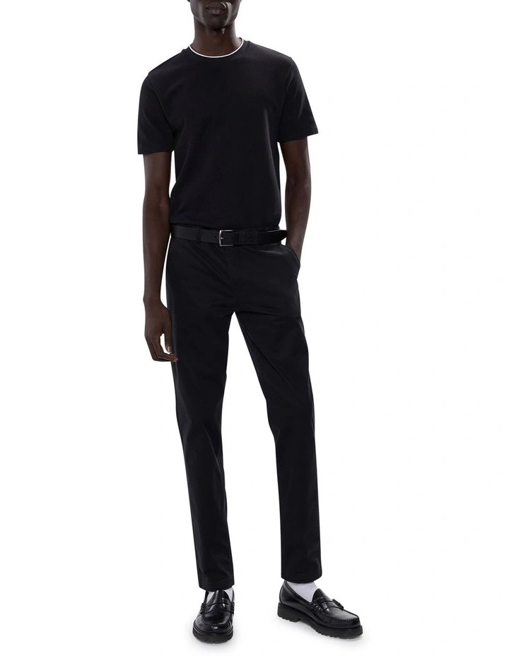 Brayden Slim Fit Chino Pant in Jet Black image 1