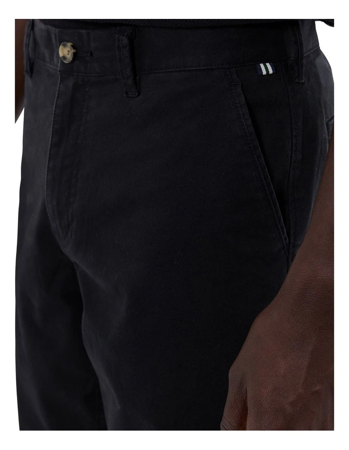 Brayden Slim Fit Chino Pant in Jet Black image 3