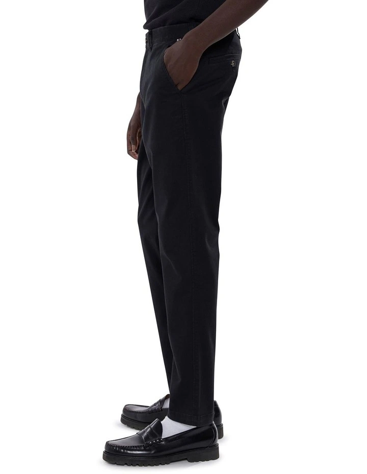 Brayden Slim Fit Chino Pant in Jet Black image 4