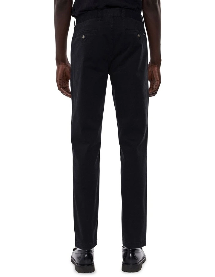 Brayden Slim Fit Chino Pant in Jet Black image 5