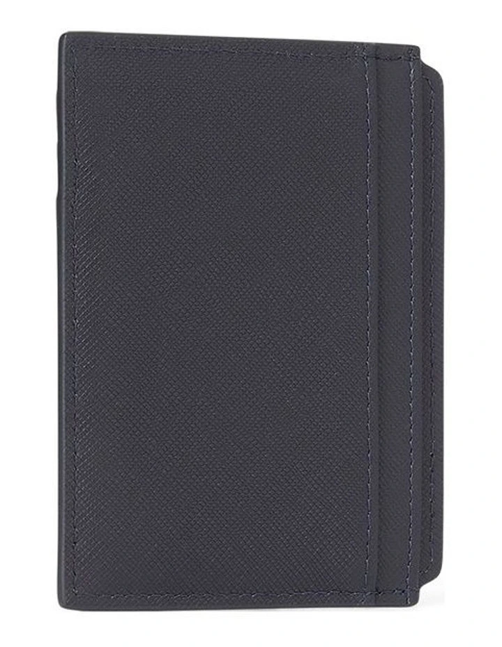 Hudson Leather Card Holder in Navy image 3