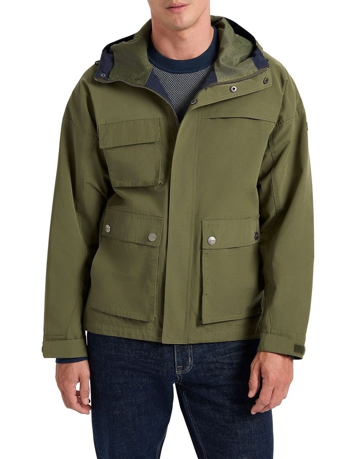 Toronto Spray Proof Jacket in Moss Green