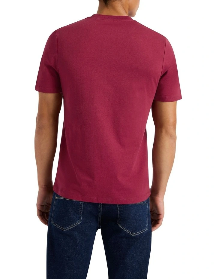 Marcs Supply Co Tee in Cranberry | MYER